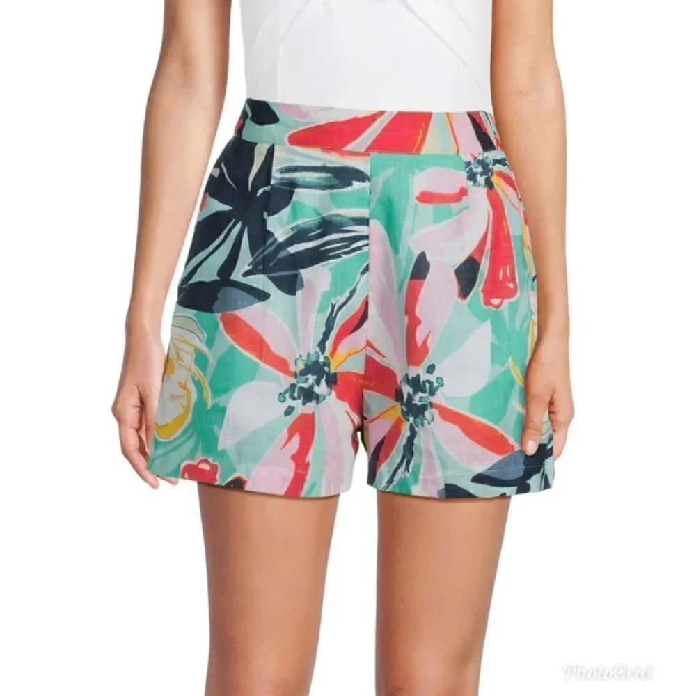 Revolve WALTER BAKER Taylor Floral Tropical Leaf Print Shorts NWOT
